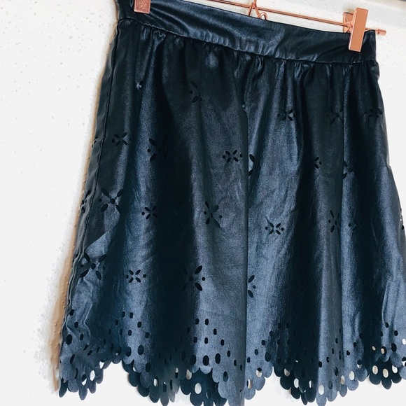 Urban Outfitter Sparkle and Cutout Mini Skirt - Picture 2 of 7